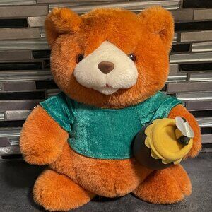 RARE Vintage Tb Trading Company Honey Bee Teddy Bear 11" Plush Stuffed Animal
